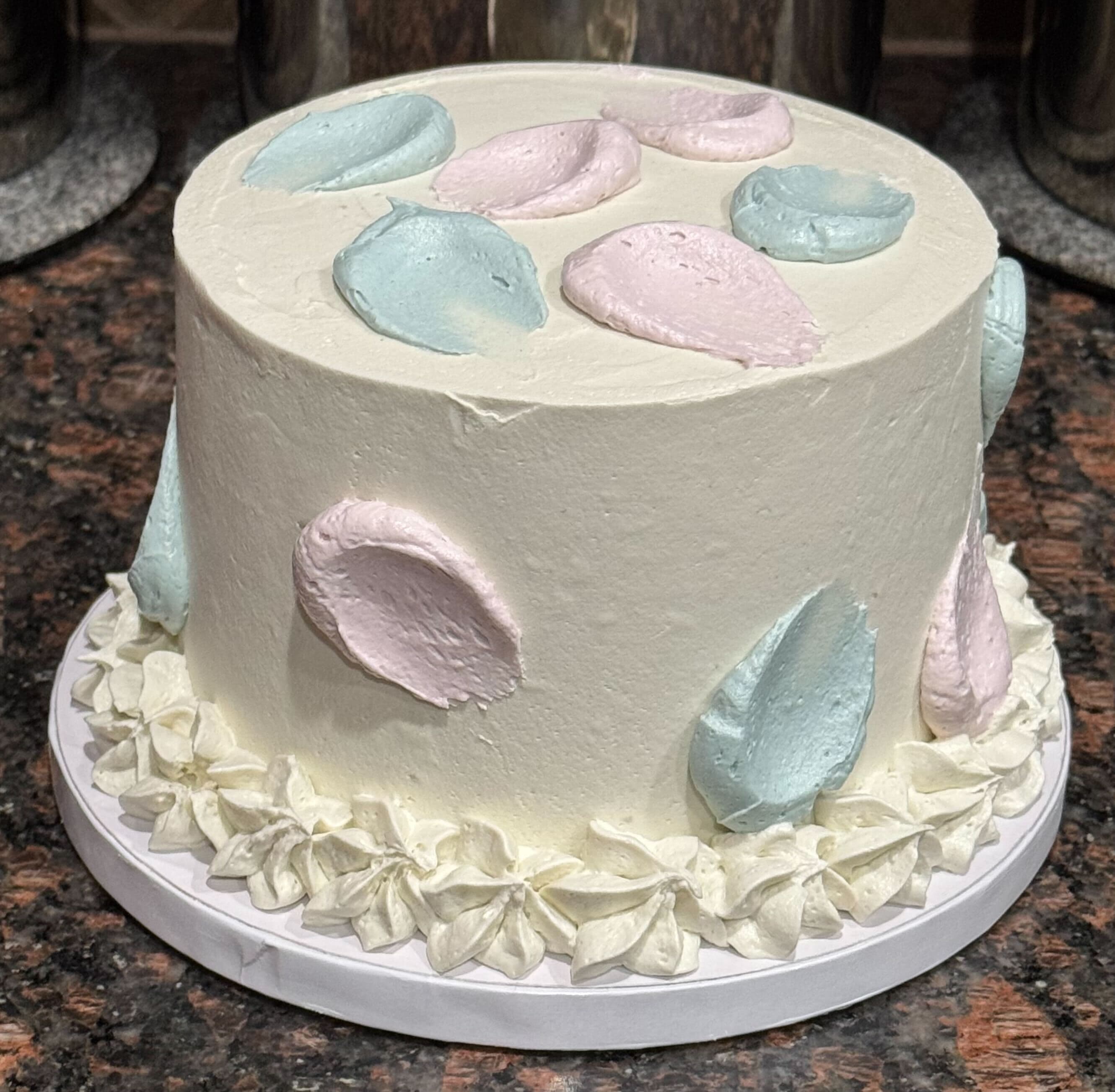 Pastel Polka Dot Cake