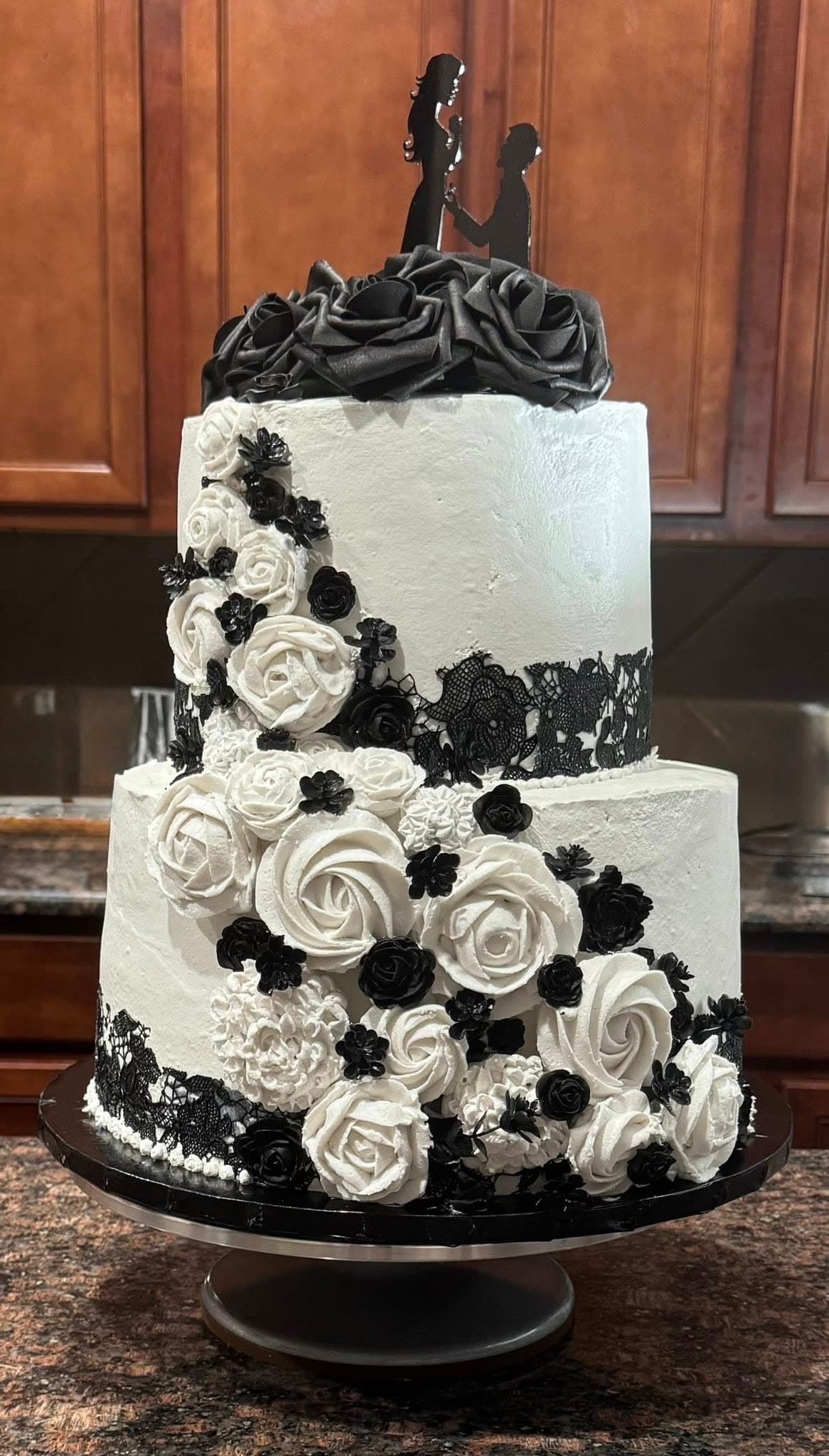 Black and White Cake
