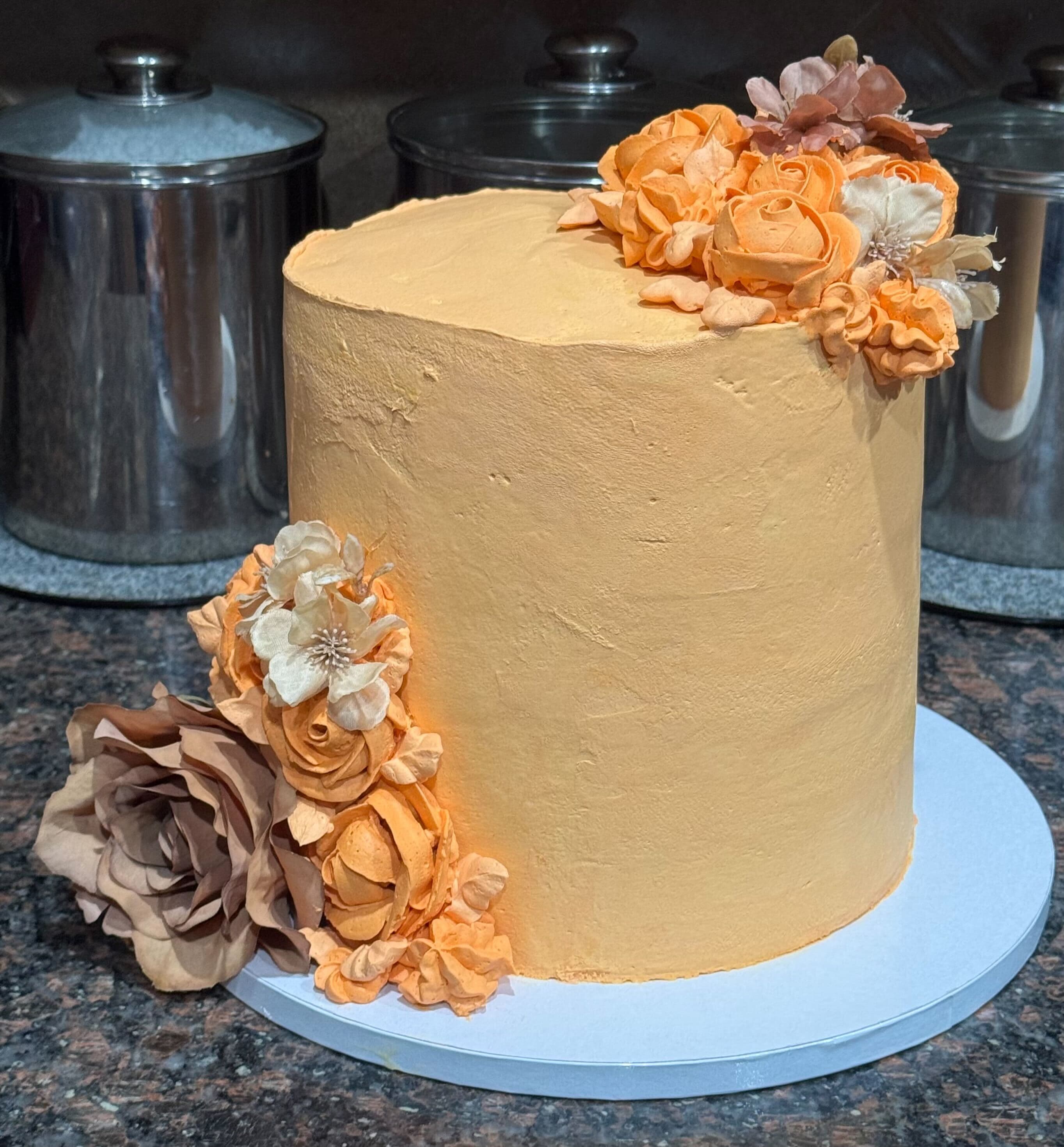 Orange Rose Cake