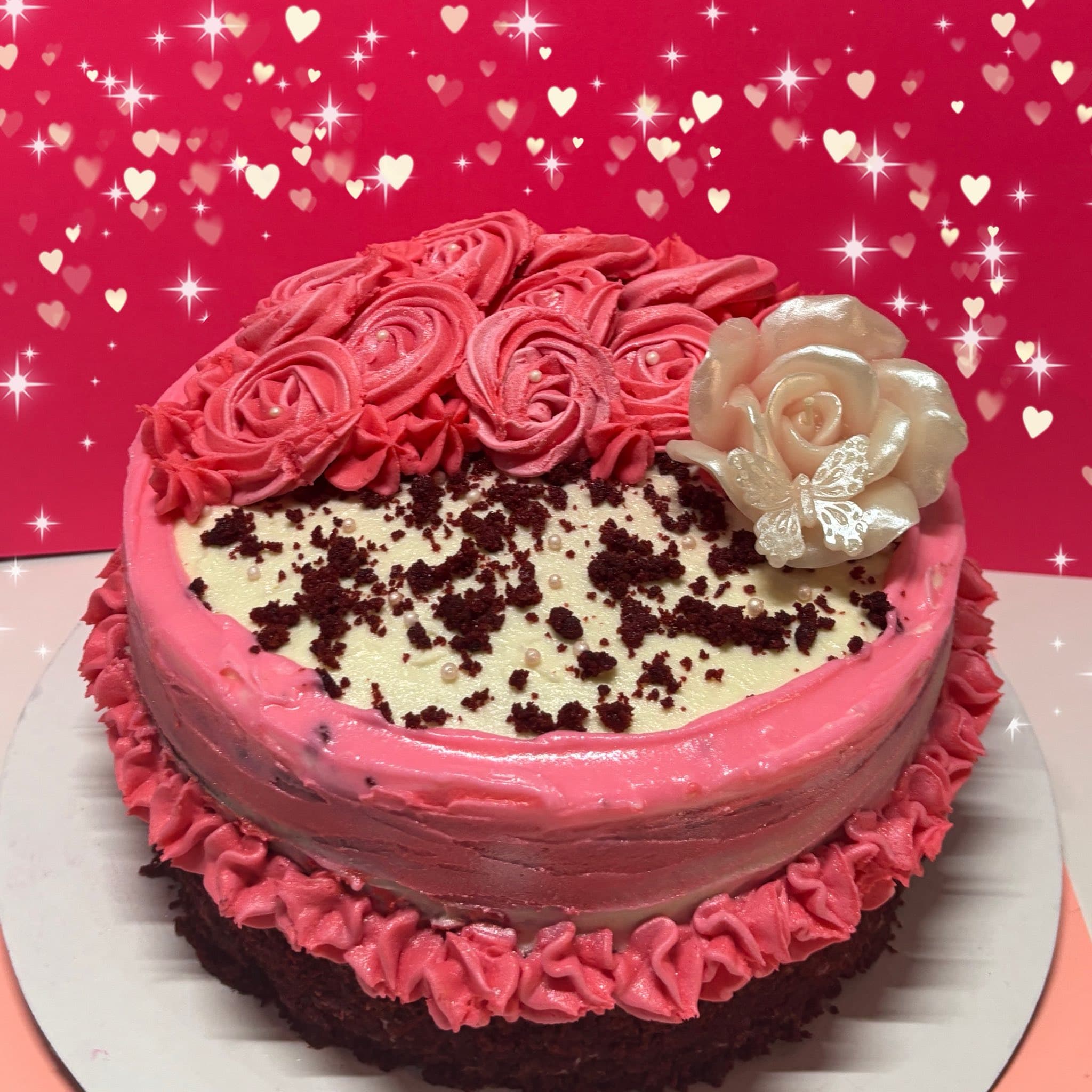 Pink Sparkle Cake
