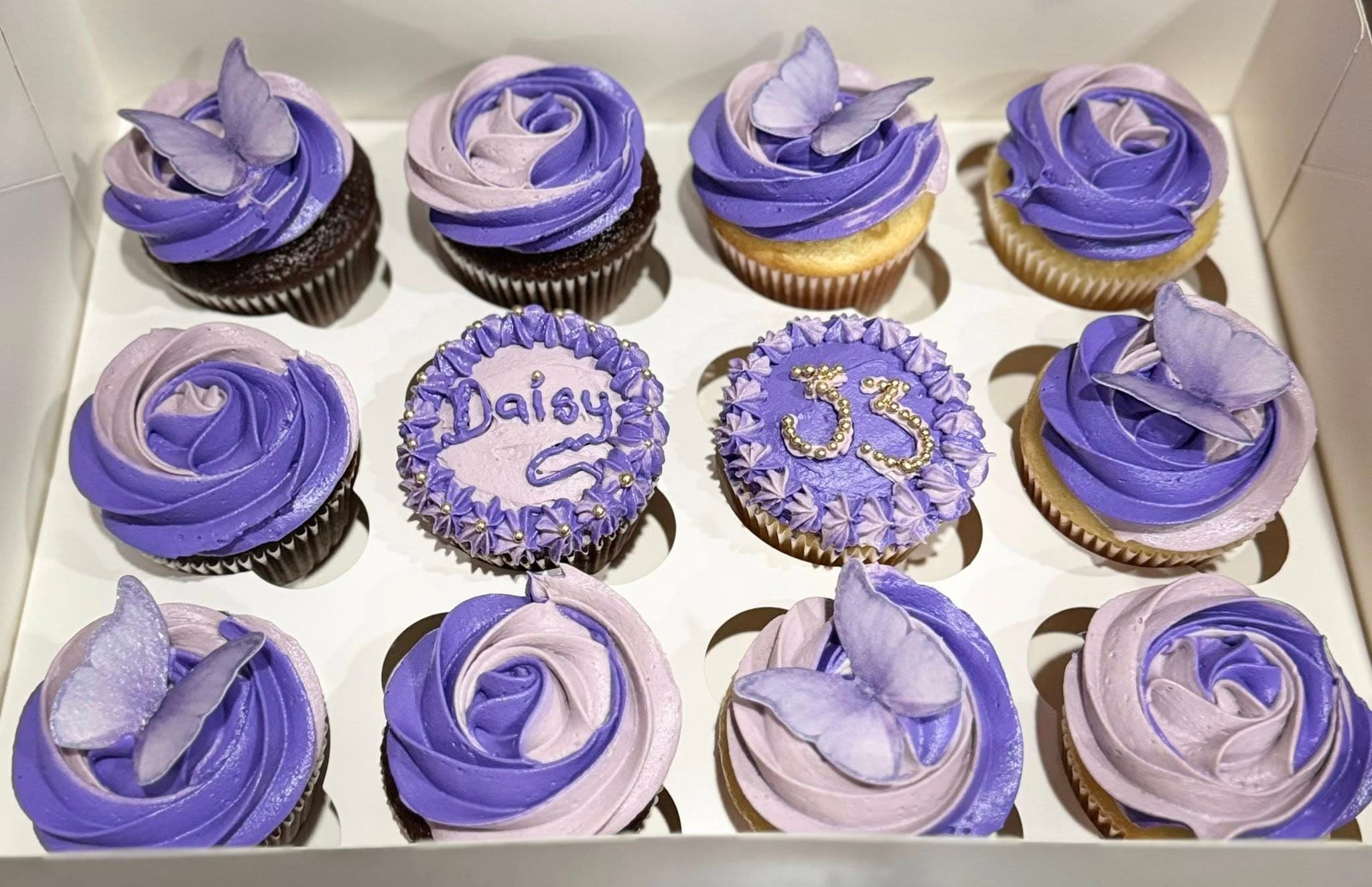 Purple Cupcakes